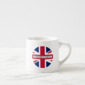 Tasse Expresso Drapeau du Royaume-Uni (Droite)