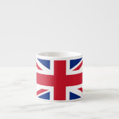 Tasse Expresso Drapeau du Royaume-Uni (Devant)