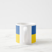 Tasse Expresso Drapeau d'Ukraine (Dos)