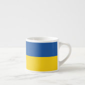 Tasse Expresso Drapeau d'Ukraine (Droite)