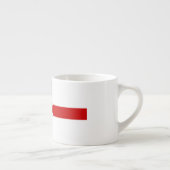Tasse Expresso Drapeau d'ulster d'Irlande du Nord (Droite)