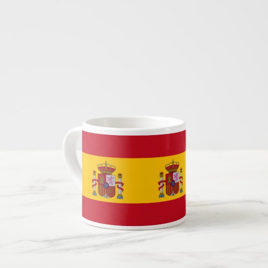 Tasse Expresso Drapeau Espagne (Devant gauche)
