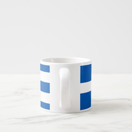 Tasse Expresso Drapeau grec (Dos)