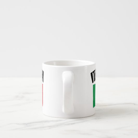 Tasse Expresso Drapeau Italie (Dos)