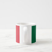 Tasse Expresso Drapeau mexicain (Dos)