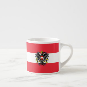 Tasse Expresso Drapeau national d'Autriche ravissant patriotique