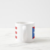 Tasse Expresso Drapeau portoricain traditionnel (Dos)