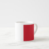 Tasse Expresso Drapeau simple de l'Italie (Devant droit)