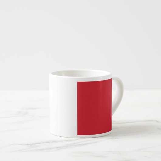 Tasse Expresso Drapeau simple de l'Italie (Devant droit)