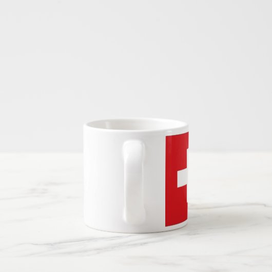 Tasse Expresso Drapeau Suisse (Dos)