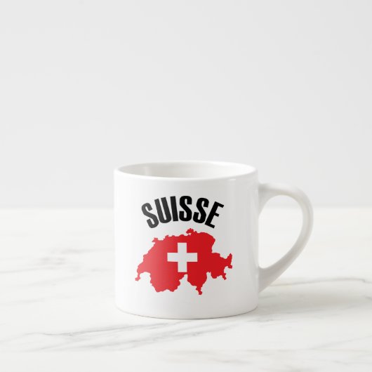 Tasse Expresso Drapeau suisse (Droite)