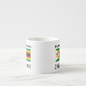 Tasse Expresso Drapeau zimbabwéen personnalisé (Devant)