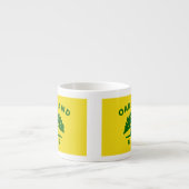 Tasse Expresso Drapeaux d'Oakland, la Californie (Devant)