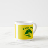 Tasse Expresso Drapeaux d'Oakland, la Californie (Devant droit)