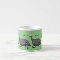 Drôle dessin animé d'oiseau de Guineafowl