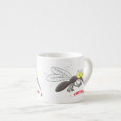 Tasse Expresso Drôle dessin d'insecte moustique (Devant droit)
