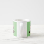 Tasse Expresso Drôle gopher de poche creusant dessin dessin de de (Dos)