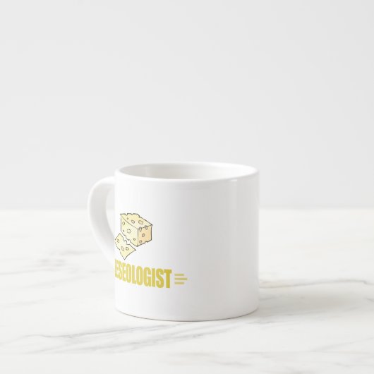 Tasse Expresso Drôle J'adore Le Fromage (Devant gauche)