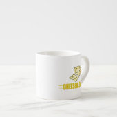 Tasse Expresso Drôle J'adore Le Fromage (Devant droit)