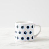 Tasse Expresso Drôle Maigre Yeux Bleus (Droite)