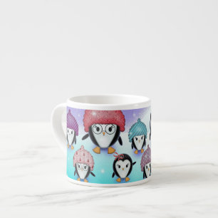 Tasse Expresso Drôle Petits Pingouins