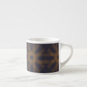 Tasse Expresso Dynamique, moderne, cool, art motif abstrait (Droite)