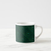 Tasse Expresso Eau sur métal vert (Droite)