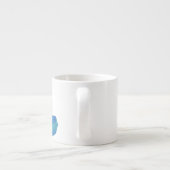 Tasse Expresso Eaux cool Abstraites Plaques de peinture (Dos)