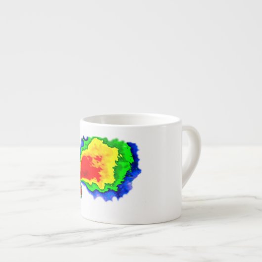 Tasse Expresso écho de crochet (Devant droit)