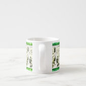 Tasse Expresso Écriture Et Défilement (Dos)