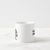 Tasse Expresso Écureuil avec le texte personnalisable (Devant)