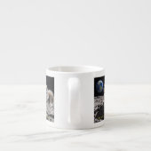 Tasse Expresso Écureuil dans l'espace (Dos)