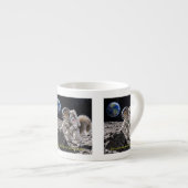 Tasse Expresso Écureuil dans l'espace (Devant droit)