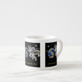 Tasse Expresso Écureuil dans l'espace (Devant droit)