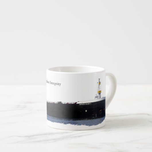 Tasse Expresso Écuve américaine d'intégrité (Devant droit)