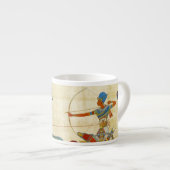 Tasse Expresso Égypte ancienne Pharaon Ramesses II Cheval papyrus (Devant droit)