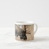 Tasse Expresso Élan qui paît (Devant droit)