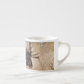 Tasse Expresso Élan qui paît (Droite)