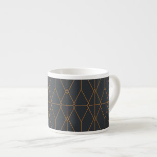 Tasse Expresso Élégant, chic, simple, motif artistique de lignes