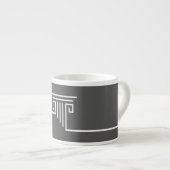 Tasse Expresso Élégant minimaliste (Devant droit)