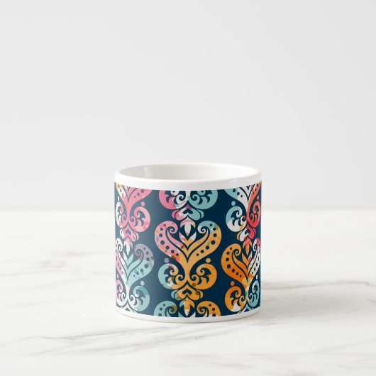 Tasse Expresso Éléments décoratifs, design motif polyvalent. (Devant)