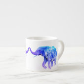 Tasse Expresso Eléphant animal moderne Art numérique éléphants (Devant droit)