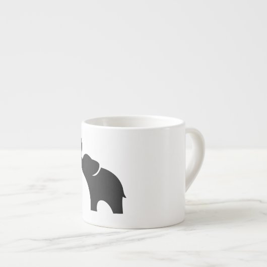 Tasse Expresso Eléphant bébé (Devant droit)