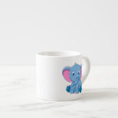 Tasse Expresso Eléphant Bébé mignon (Devant droit)