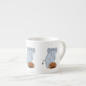 Tasse Expresso Eléphant citrouille (Devant droit)