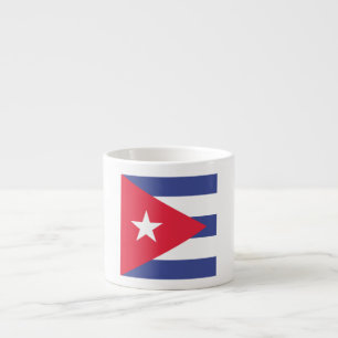 Tasse Expresso Emblème du drapeau cubain