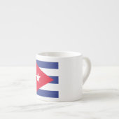 Tasse Expresso Emblème du drapeau cubain (Devant droit)