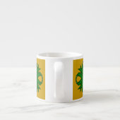 Tasse Expresso Emerald Green Clover Rbn Tmpl par Kenneth Yoncich (Dos)