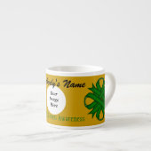 Tasse Expresso Emerald Green Clover Rbn Tmpl par Kenneth Yoncich (Devant droit)
