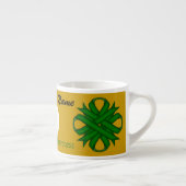 Tasse Expresso Emerald Green Clover Rbn Tmpl par Kenneth Yoncich (Droite)